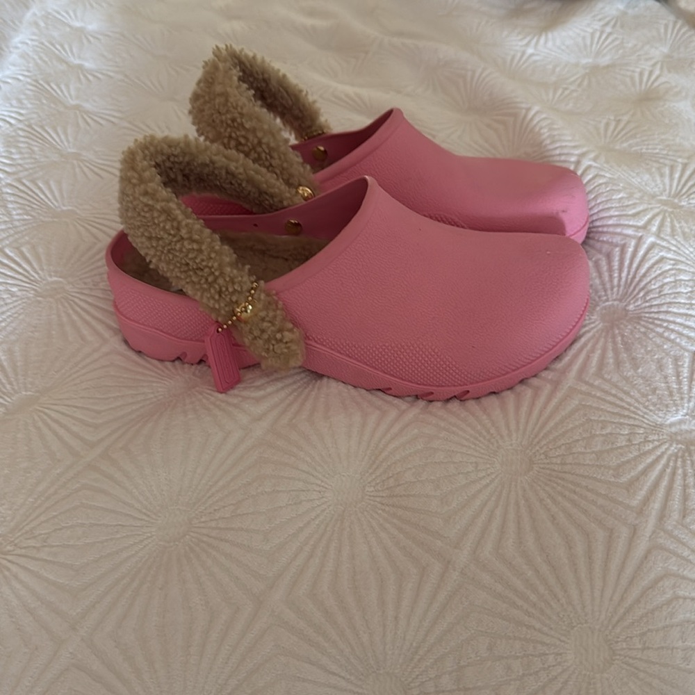 COACH rubber clogs